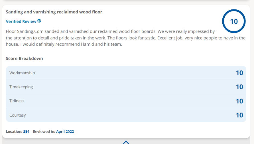 Sanding varnished reclaimed wood floor review