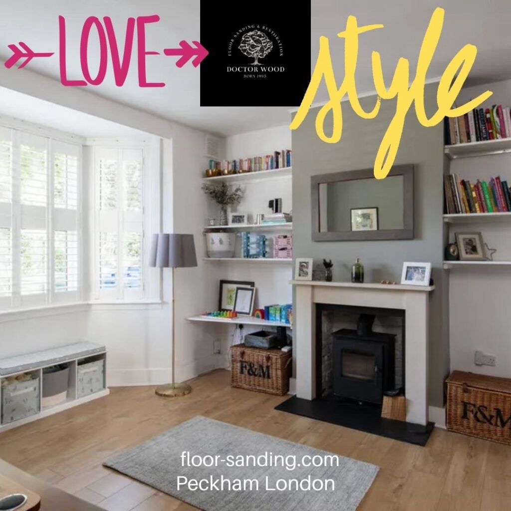 Simplistic House With Sanded Wood Floor In Peckham London