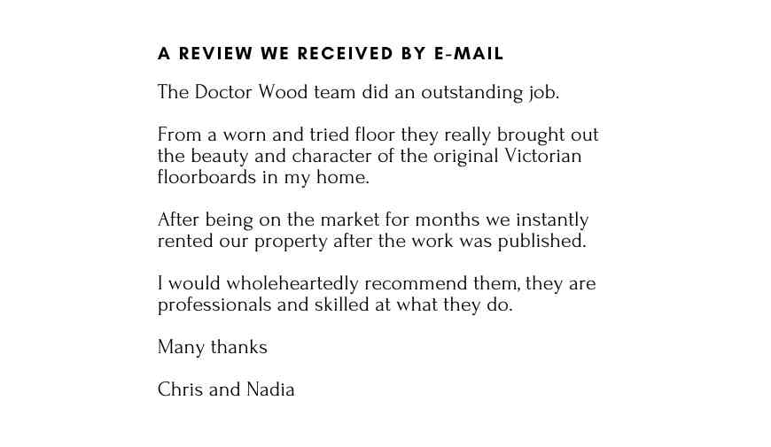 Doctor Wood review