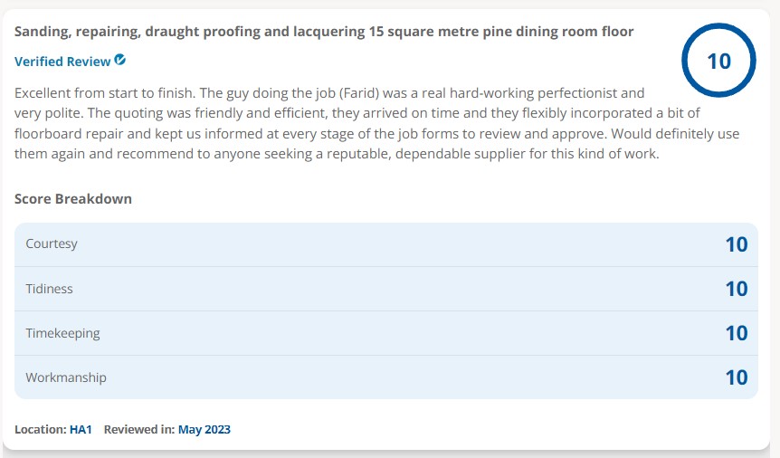 wood floor restoration harrow