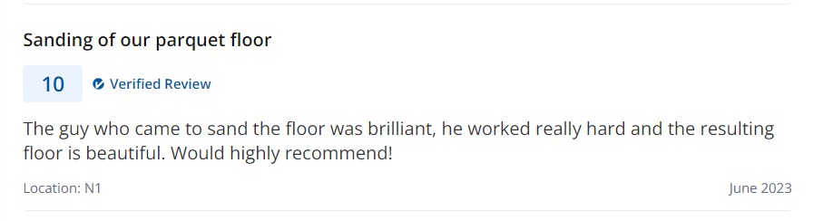 parquet floor sanding london N1