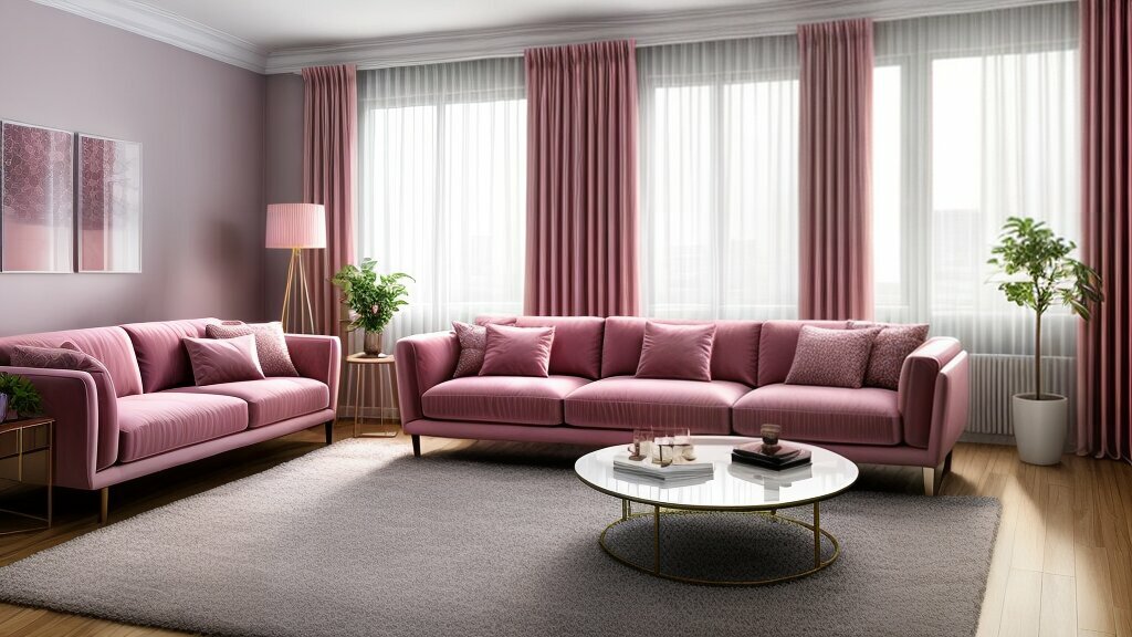 pink living room pink living room