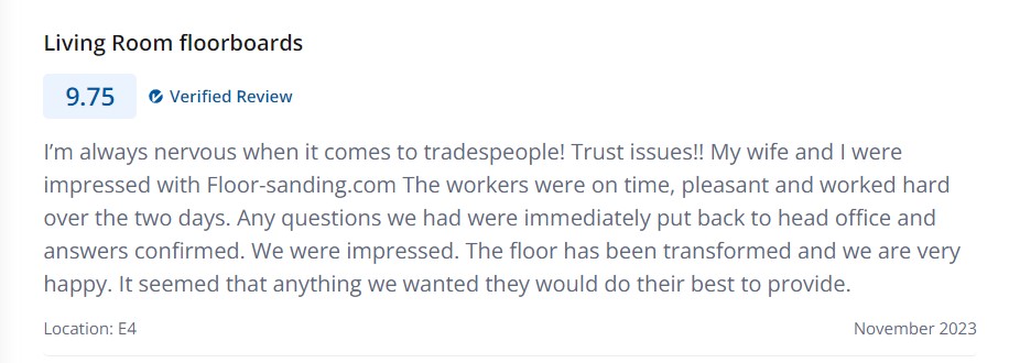 flooroboards renovation London review