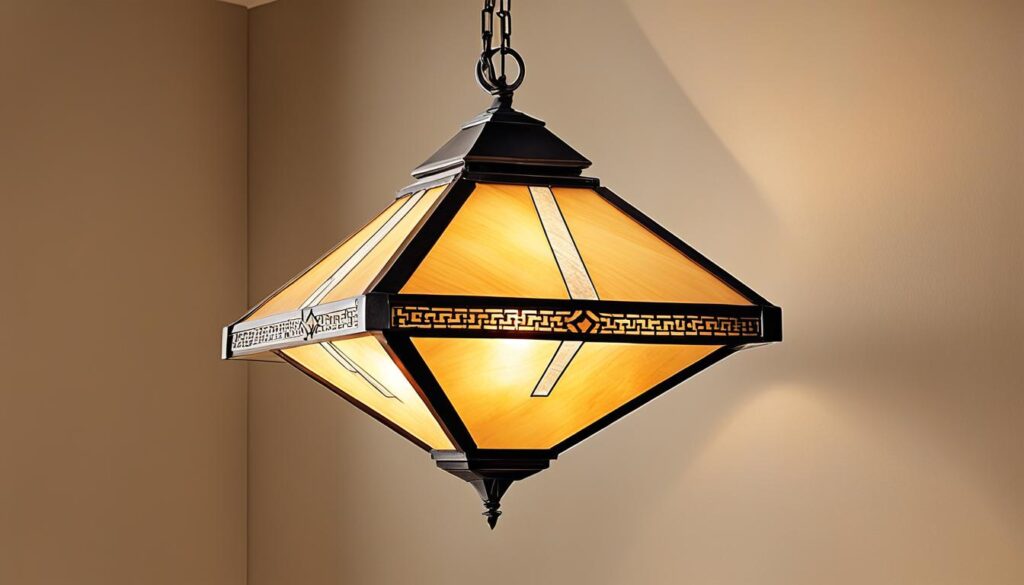 Arts and Crafts Style Lighting Fixture