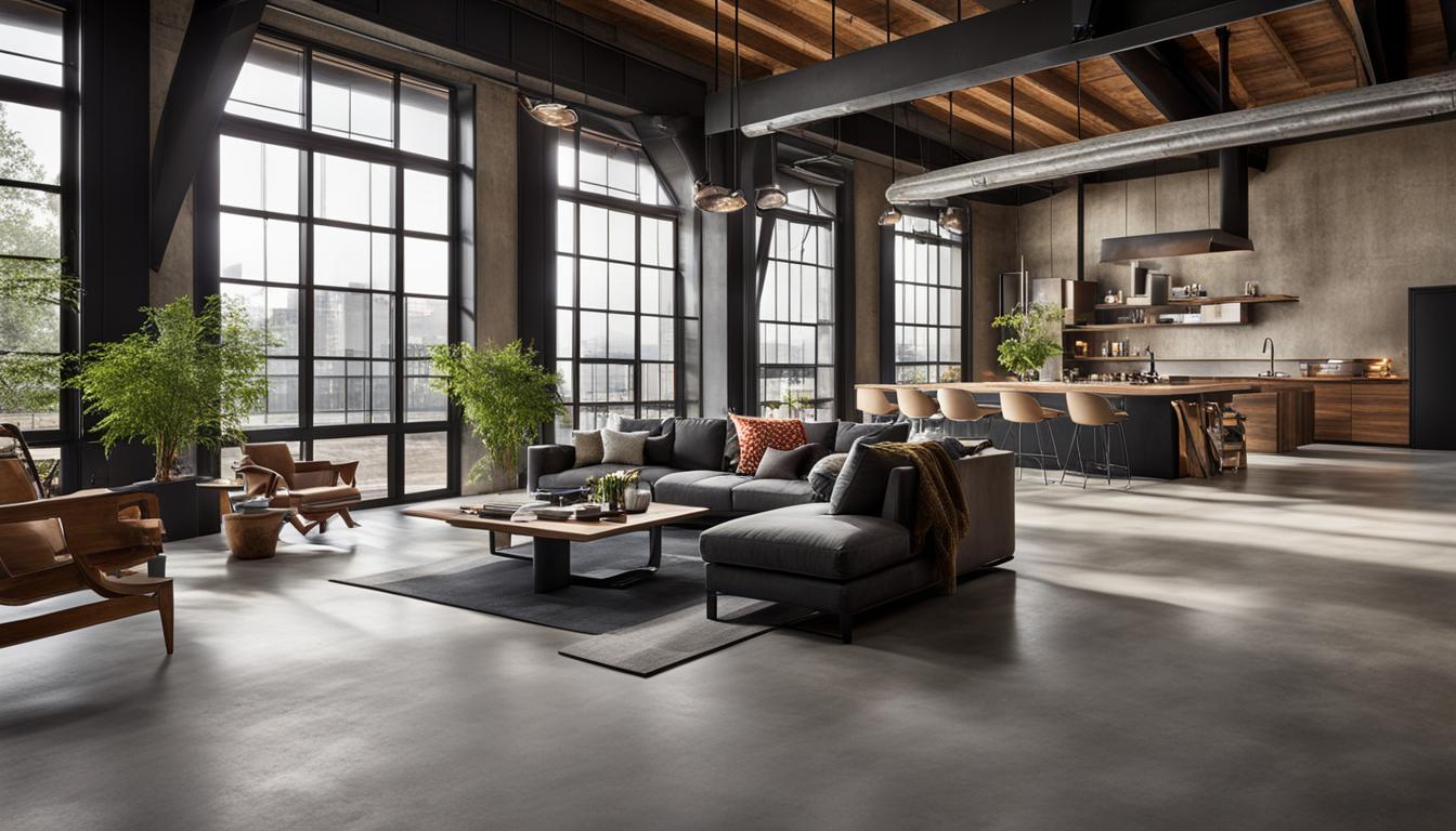 Concrete and Wood Floors in Lofts