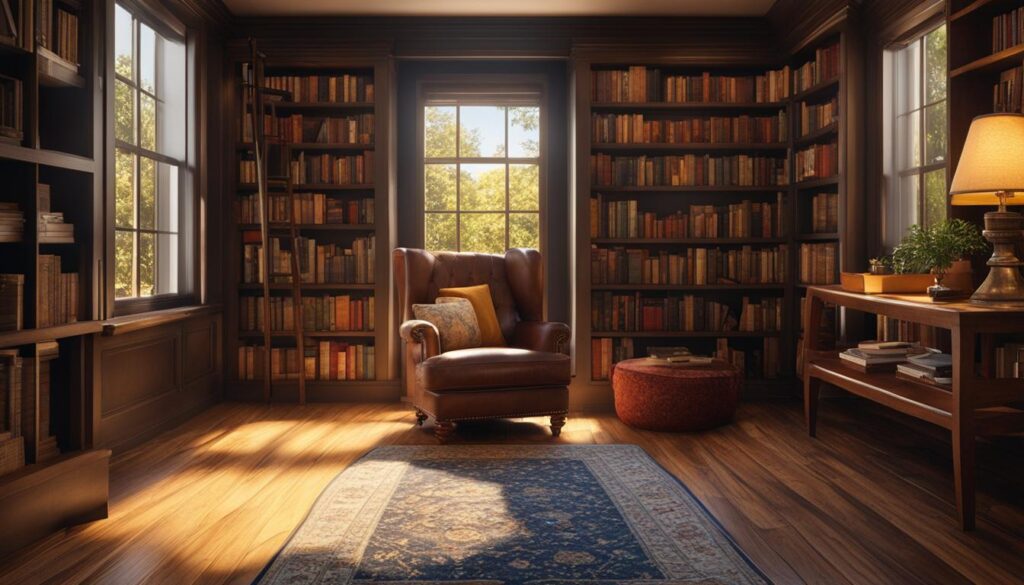 Design Tips for Wood Floors in Secret Reading Corners
