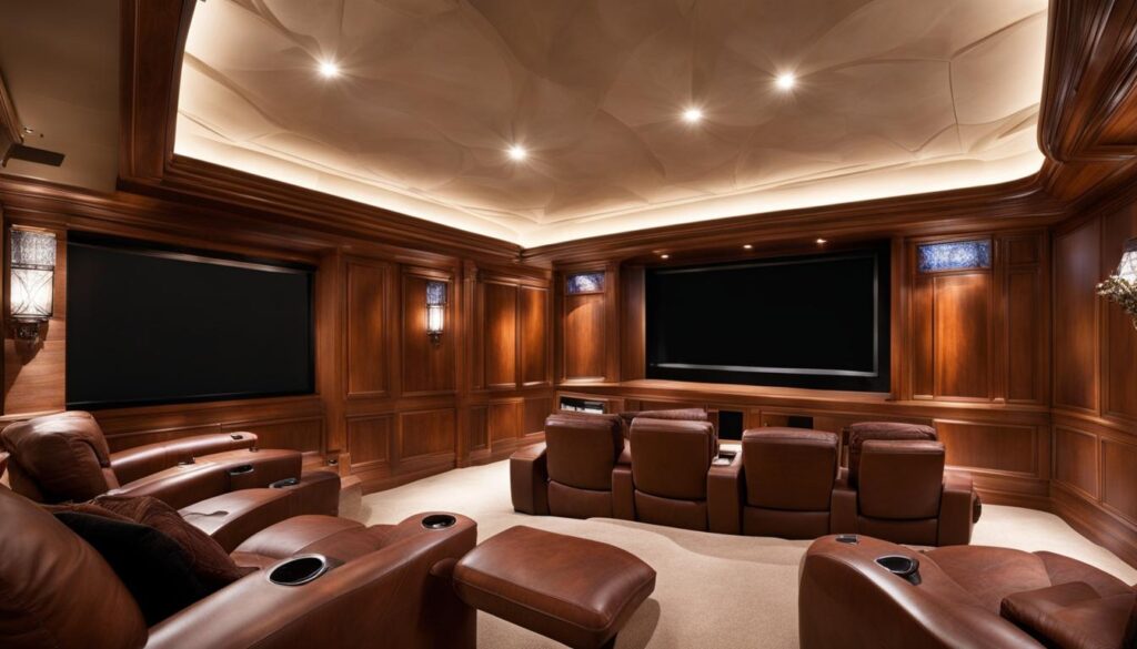 Exotic Hardwoods in Home Theaters