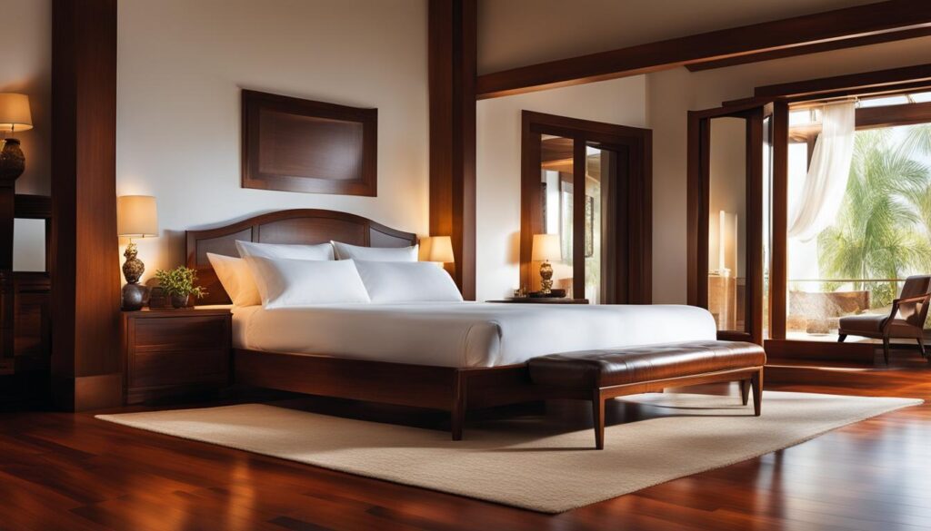 Exotic Wood Floors in Master Suites