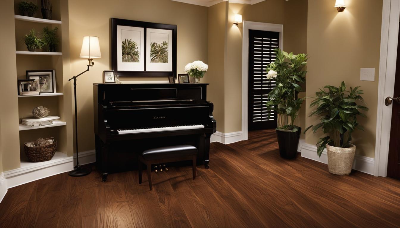 Stunning Polishing Wood Floors In Modern Living Room image