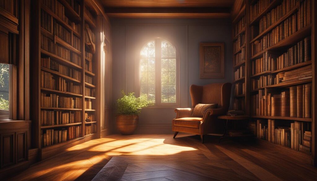 Wood Floors in Secret Reading Corners