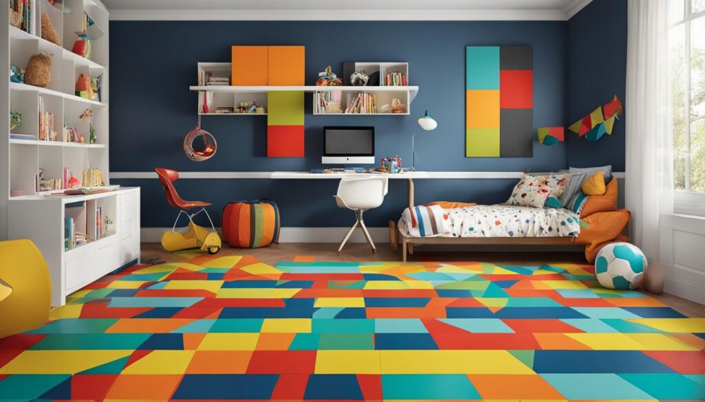 creative flooring for kids