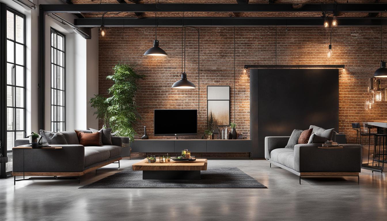 Picture of Industrial Elegance: Concrete and Wood Floors in Urban Lofts