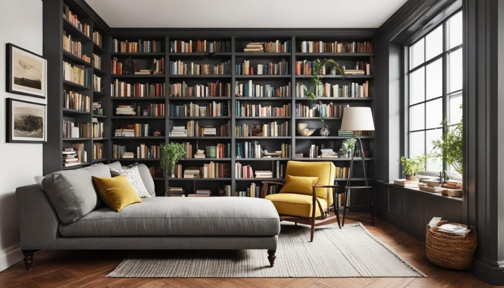 reading nook home library design