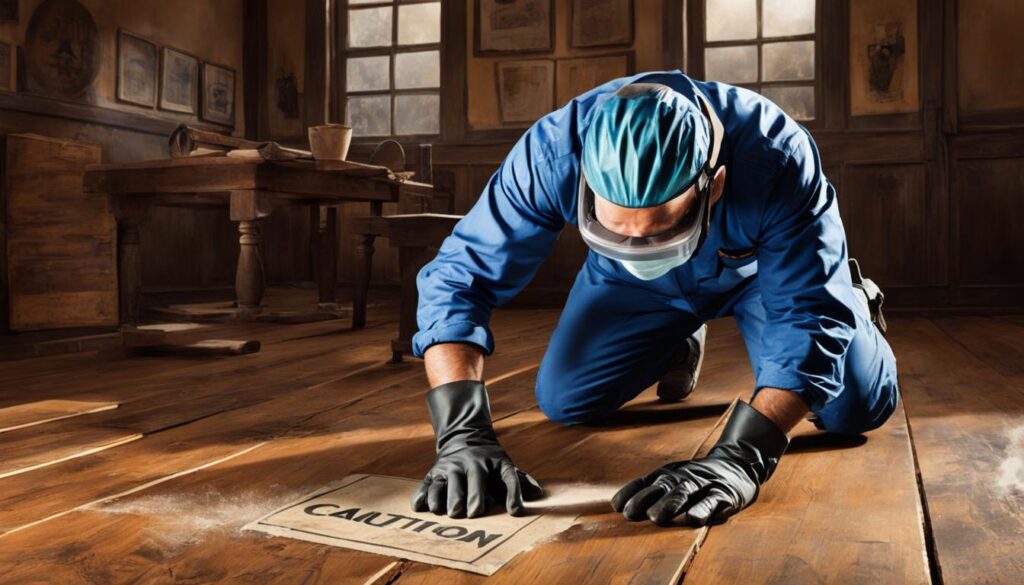 safety in wood floor restoration