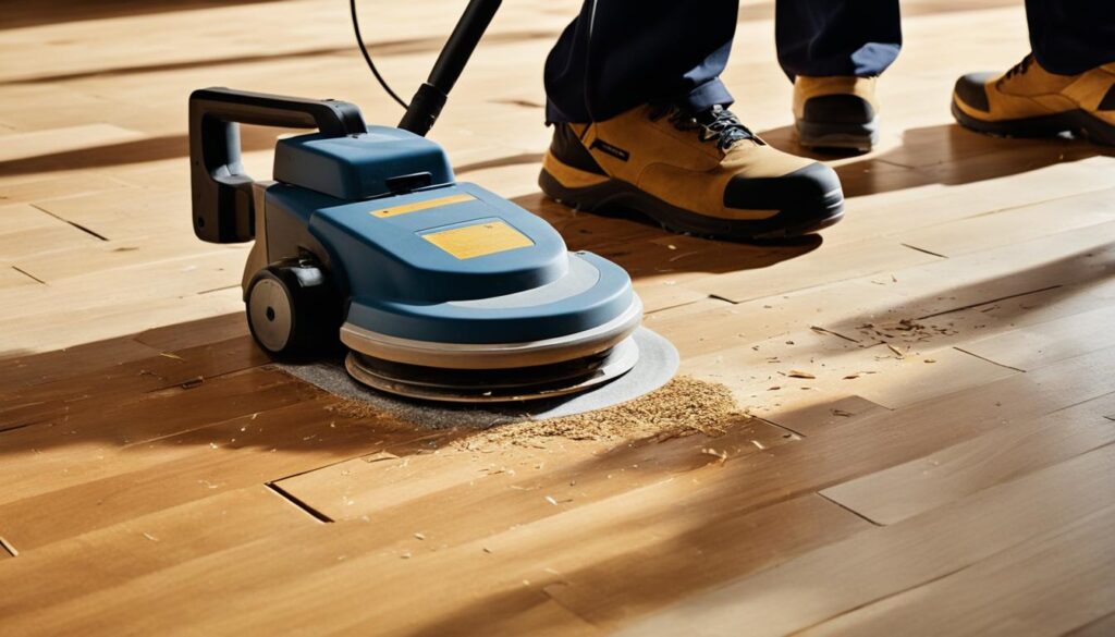 wood floor restoration image