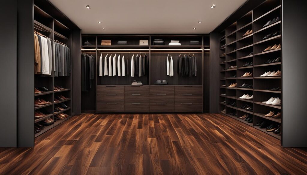 Fashion Forward Runway Inspired Wood Floors In Closets