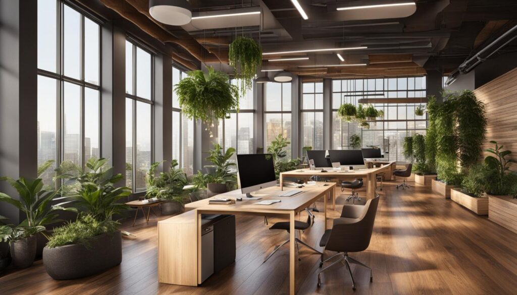 wood in smart offices