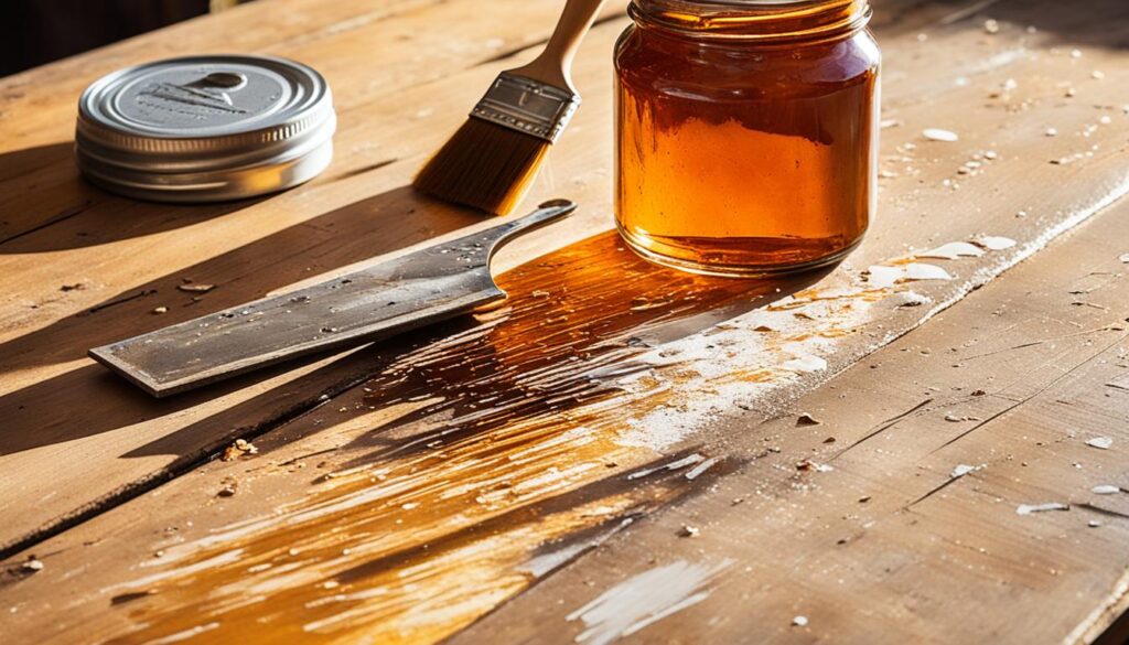 Applying a Patina on Vintage Wood Floor