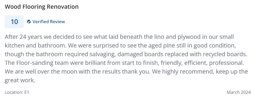 Wood Flooring Renovation London