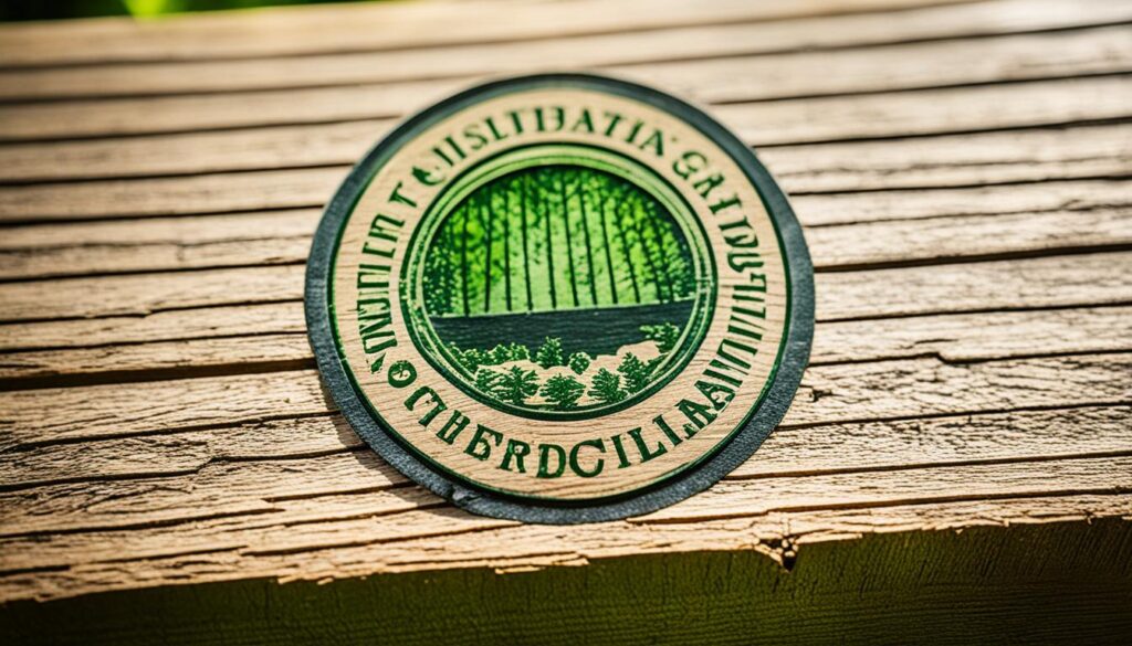 certified sustainable wood