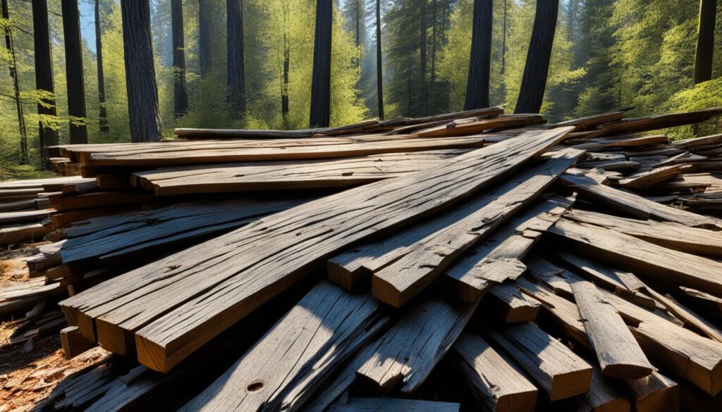 recycled hardwood