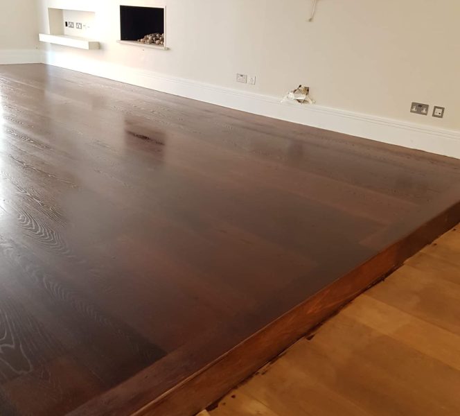 Lacquer Wooden Floor Apartment London W8 After 2