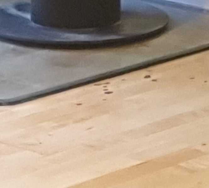 Wood Floor Sanding Lacquering In Kitchen Diner London W5 Before 1