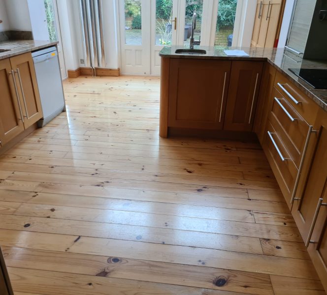 wood floor restoration London NW6 House before (1)